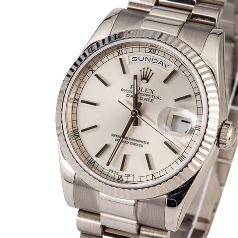 rolex white gold day date ii|Rolex Day-Date 118239.